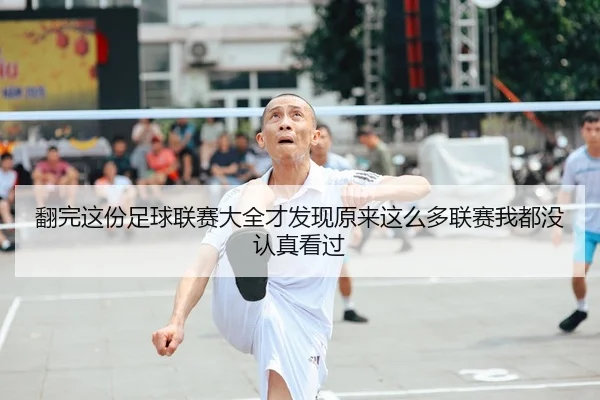 翻完这份足球联赛大全才发现原来这么多联赛我都没认真看过
